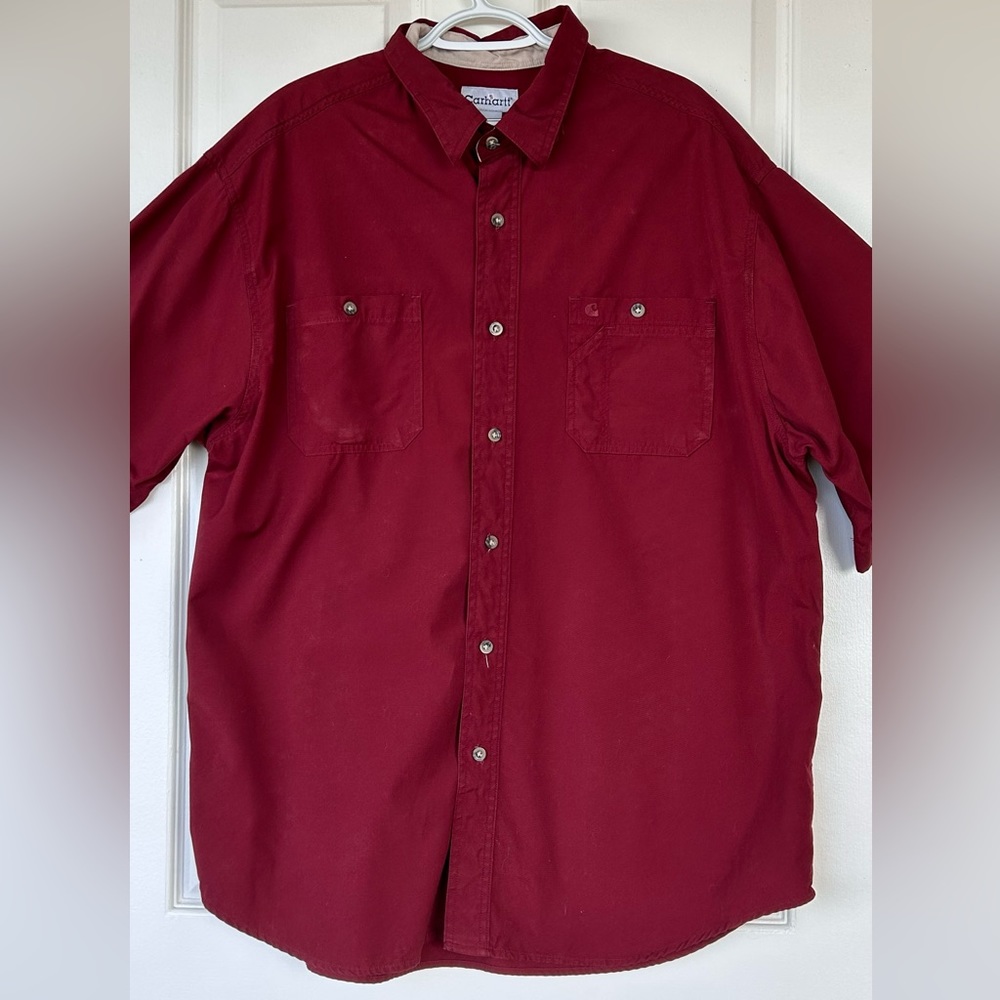 Carhartt Short-Sleeved Button Down Size 2XL